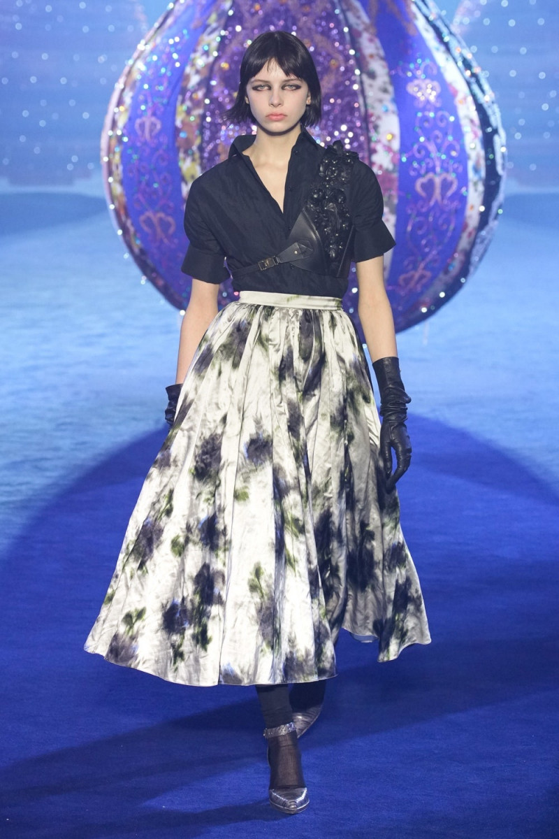 Rosie Hoogeveen featured in  the Christian Dior Valkyrie Miss Dior fashion show for Autumn/Winter 2023