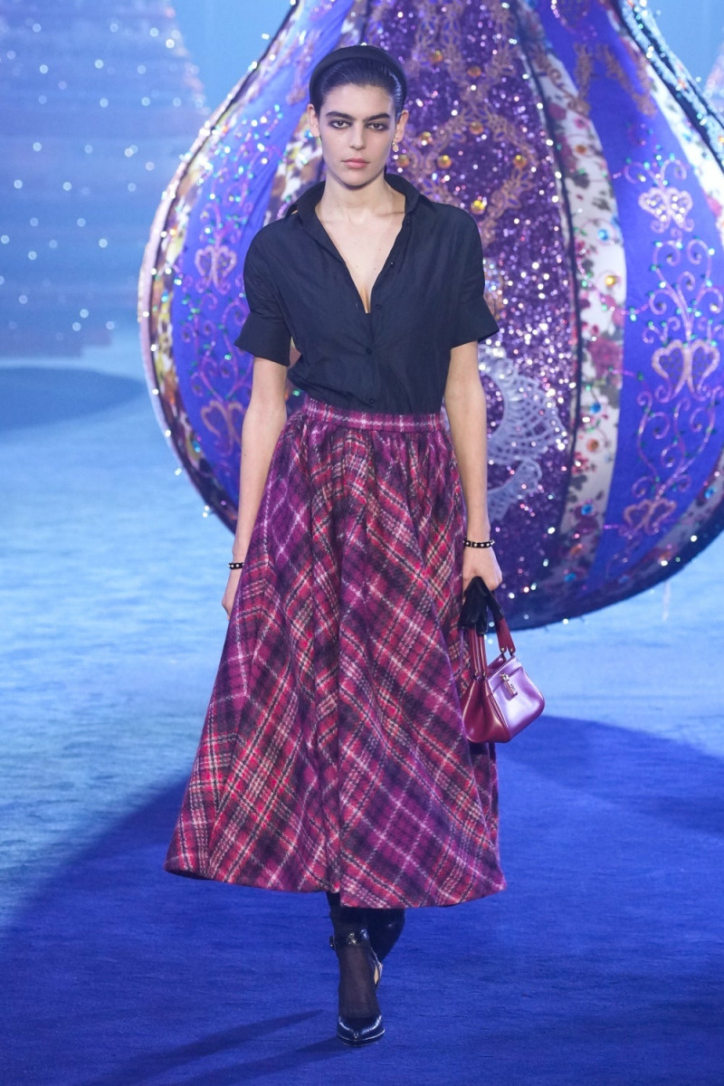 Julia Pacha featured in  the Christian Dior Valkyrie Miss Dior fashion show for Autumn/Winter 2023