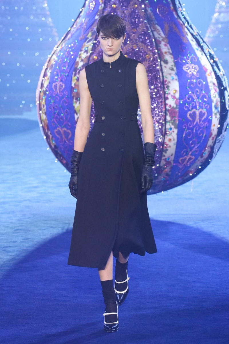 Tanya Churbanova featured in  the Christian Dior Valkyrie Miss Dior fashion show for Autumn/Winter 2023