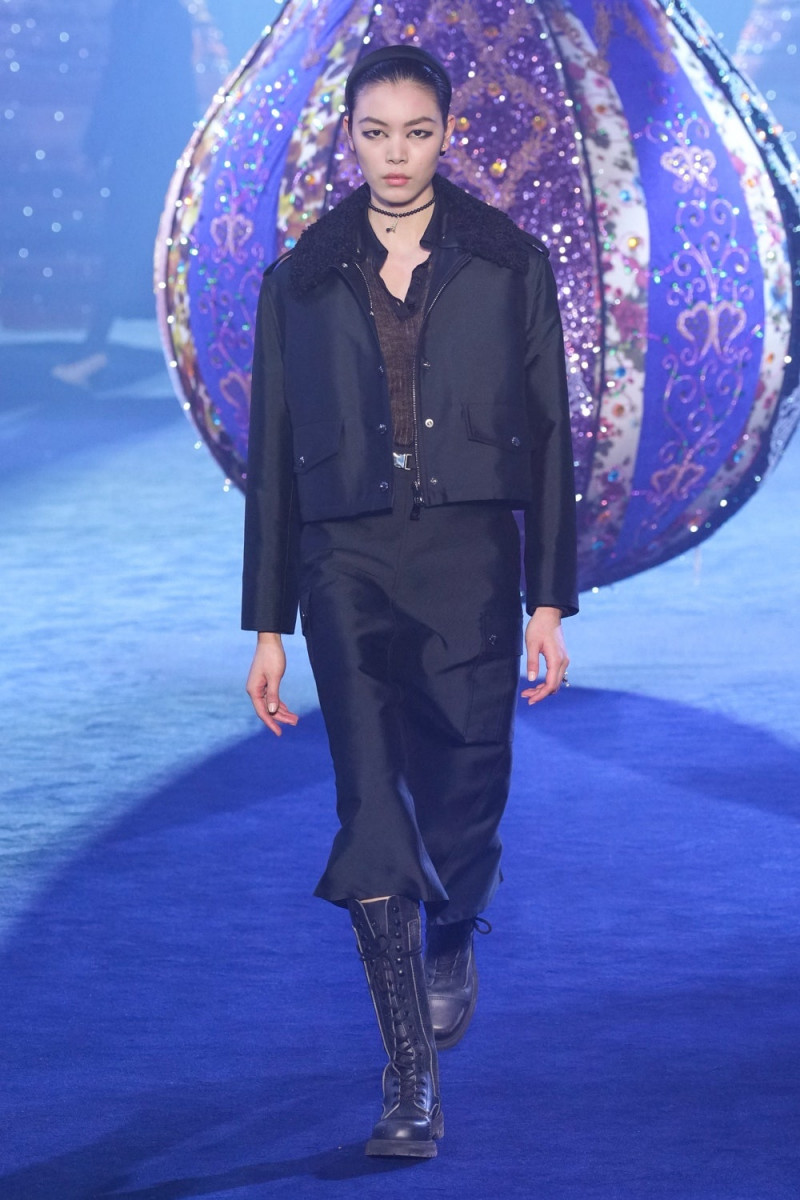 Bingbing Liu featured in  the Christian Dior Valkyrie Miss Dior fashion show for Autumn/Winter 2023