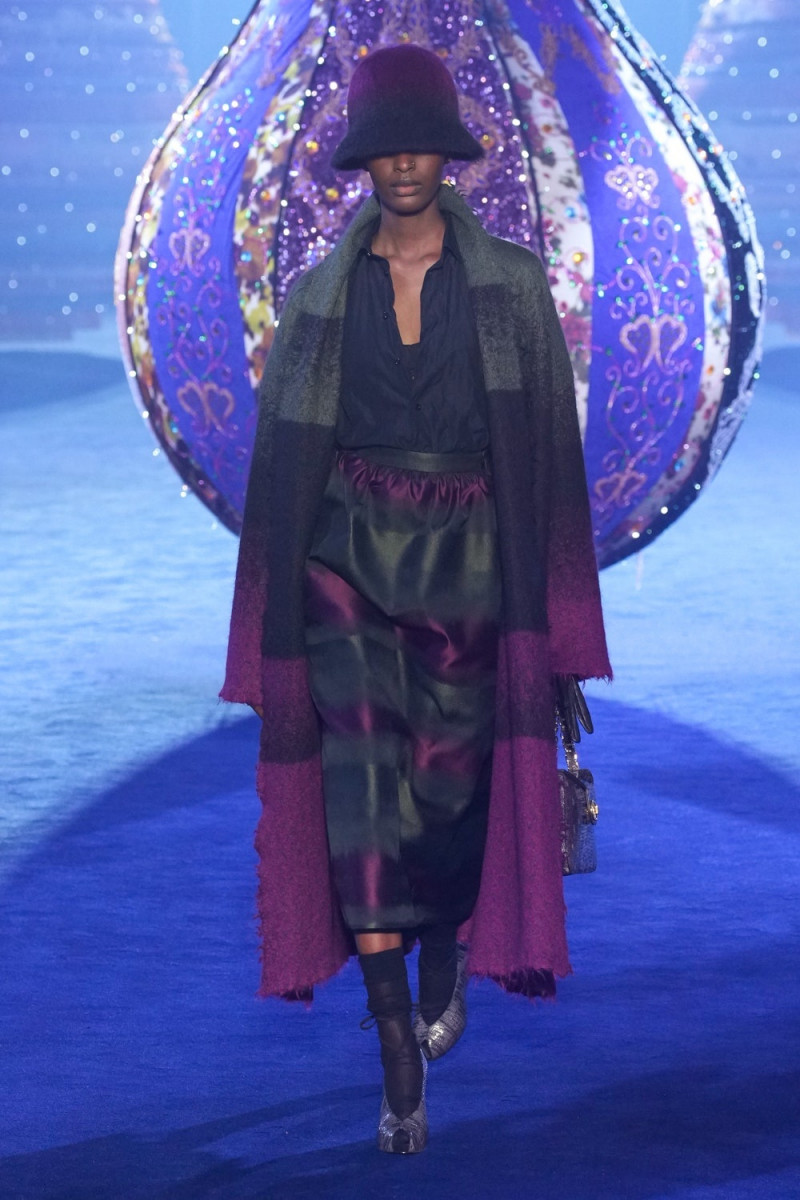 Isheja Morella featured in  the Christian Dior Valkyrie Miss Dior fashion show for Autumn/Winter 2023