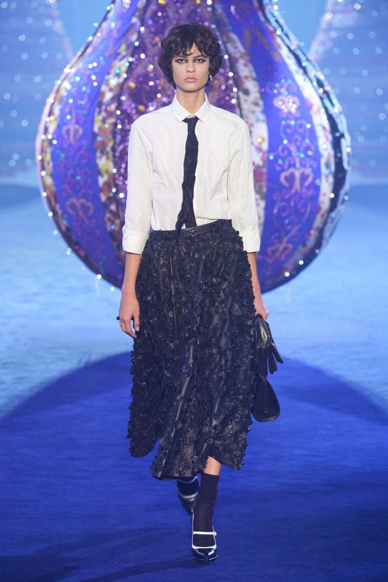 Sophia Lisboa featured in  the Christian Dior Valkyrie Miss Dior fashion show for Autumn/Winter 2023