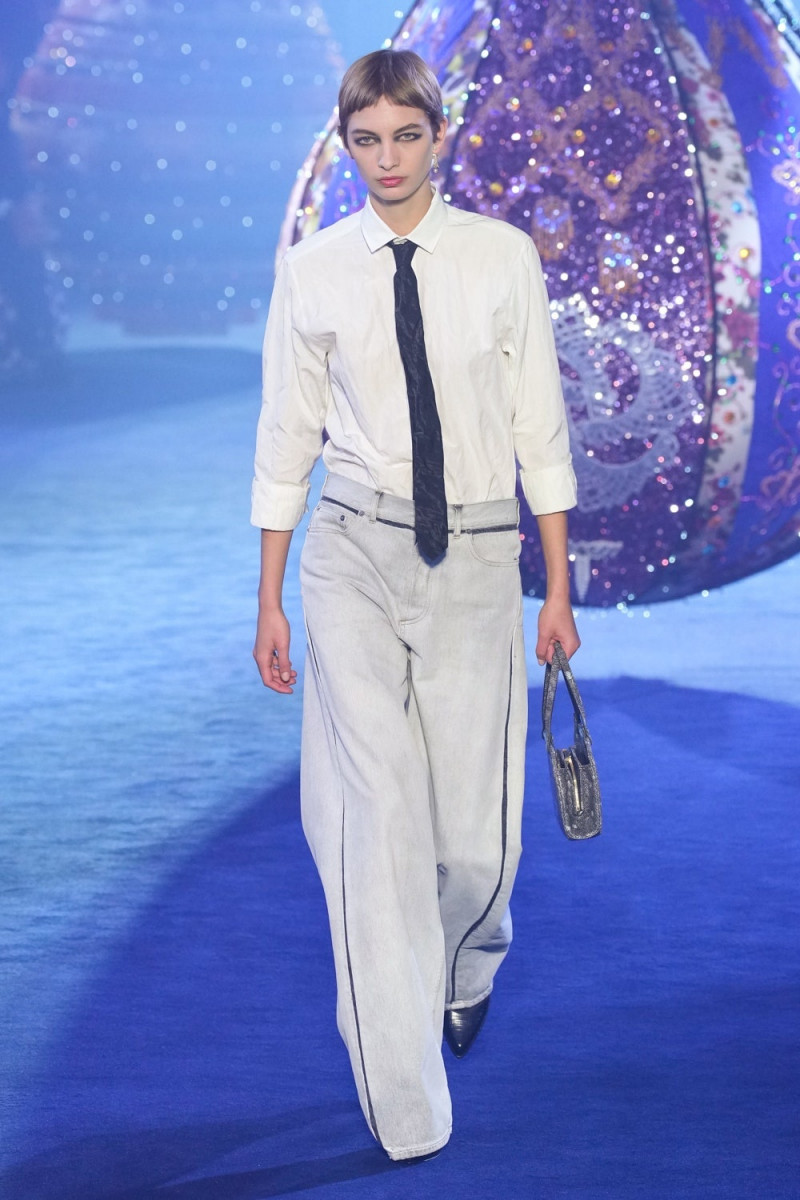 Rolf Schrader featured in  the Christian Dior Valkyrie Miss Dior fashion show for Autumn/Winter 2023