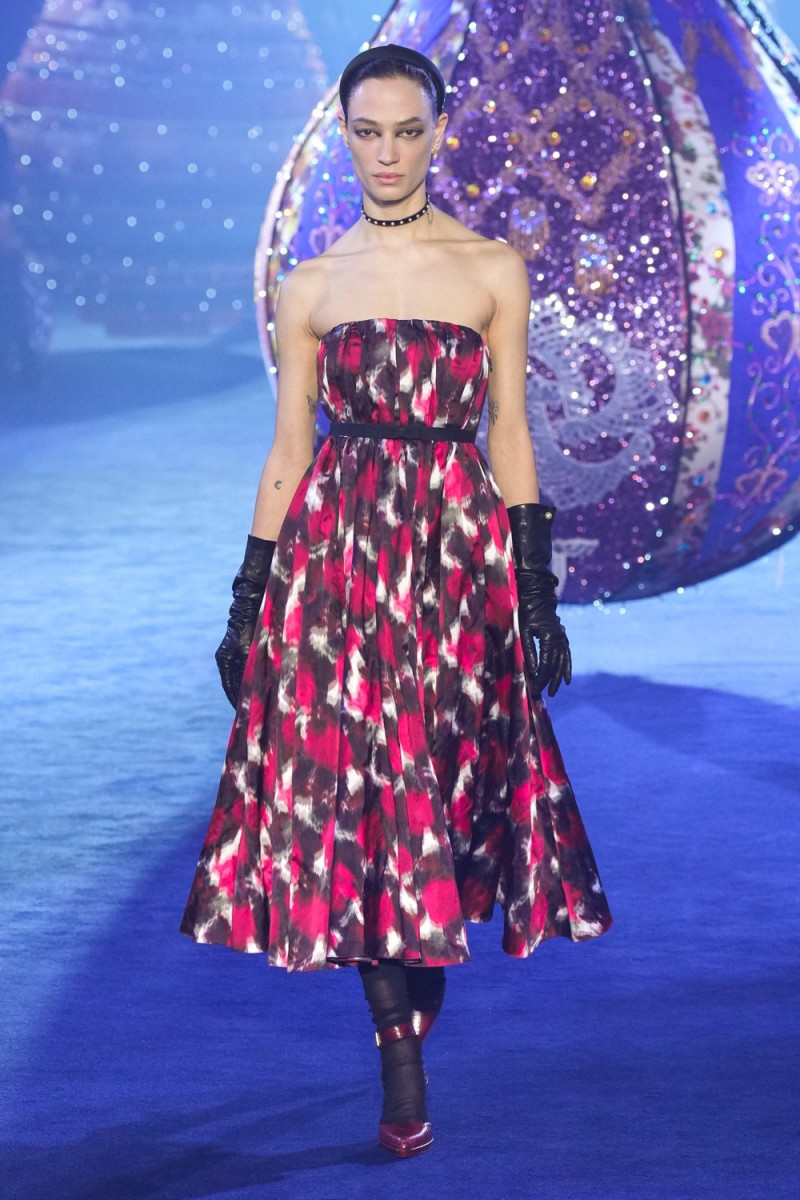 Sophie Koella featured in  the Christian Dior Valkyrie Miss Dior fashion show for Autumn/Winter 2023