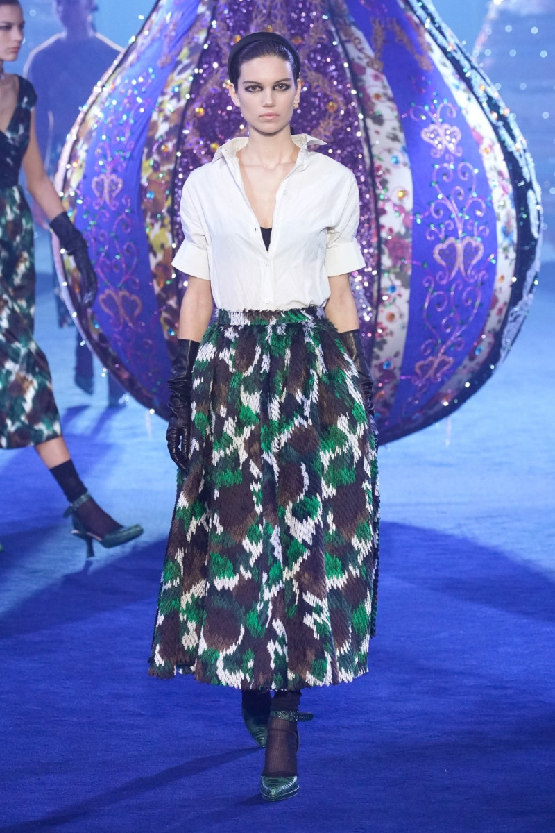 Ilana Hansen featured in  the Christian Dior Valkyrie Miss Dior fashion show for Autumn/Winter 2023