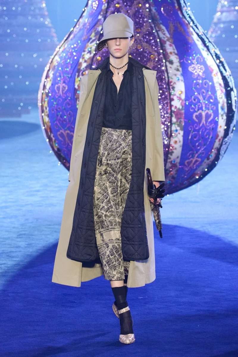 Evelyn Nagy featured in  the Christian Dior Valkyrie Miss Dior fashion show for Autumn/Winter 2023