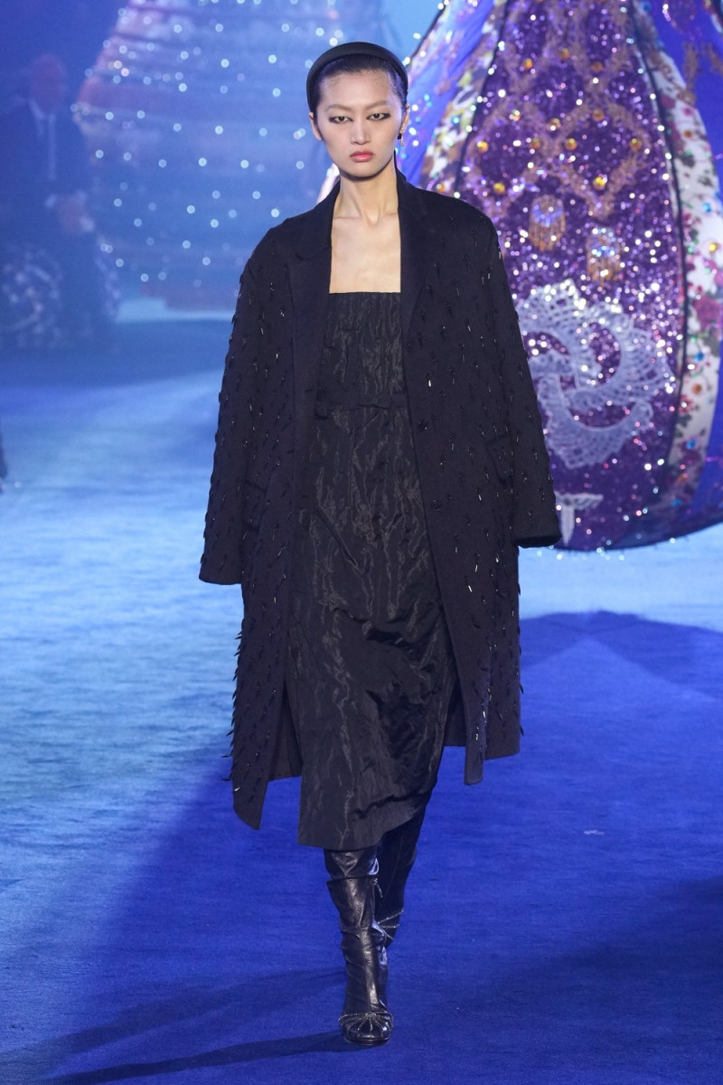 Yilan Hua featured in  the Christian Dior Valkyrie Miss Dior fashion show for Autumn/Winter 2023