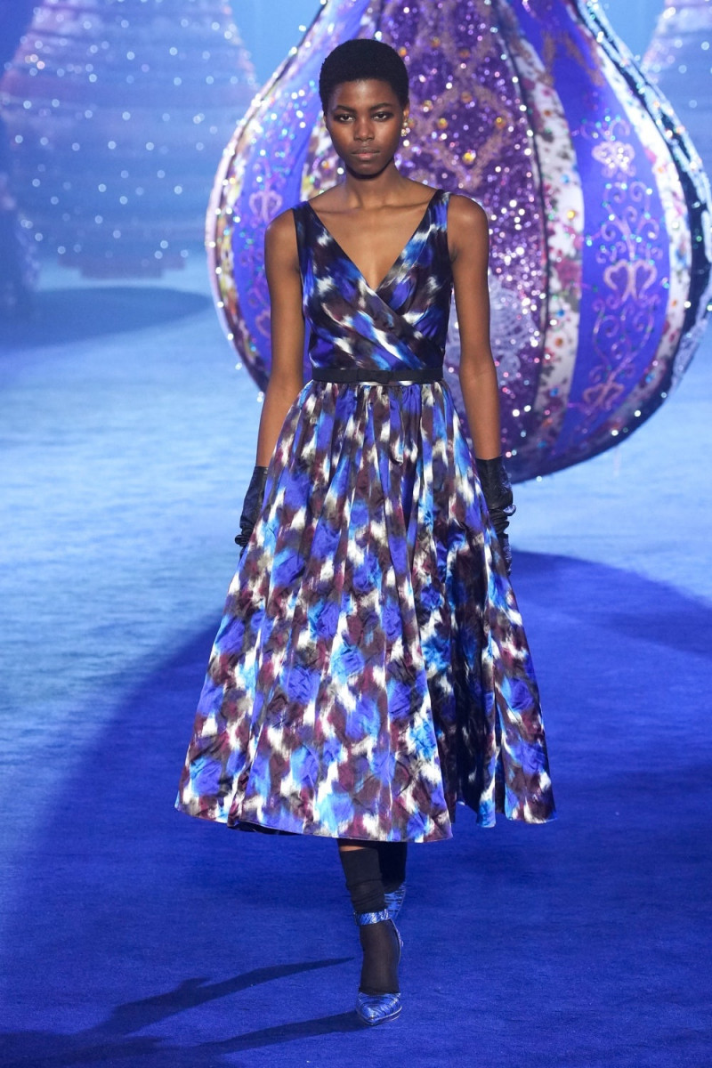 Victoria Fawole featured in  the Christian Dior Valkyrie Miss Dior fashion show for Autumn/Winter 2023