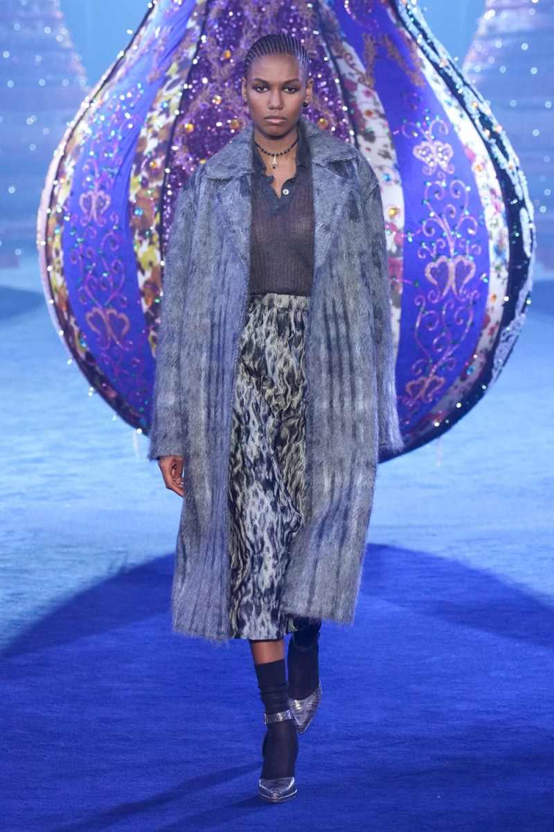 Eden Joi featured in  the Christian Dior Valkyrie Miss Dior fashion show for Autumn/Winter 2023