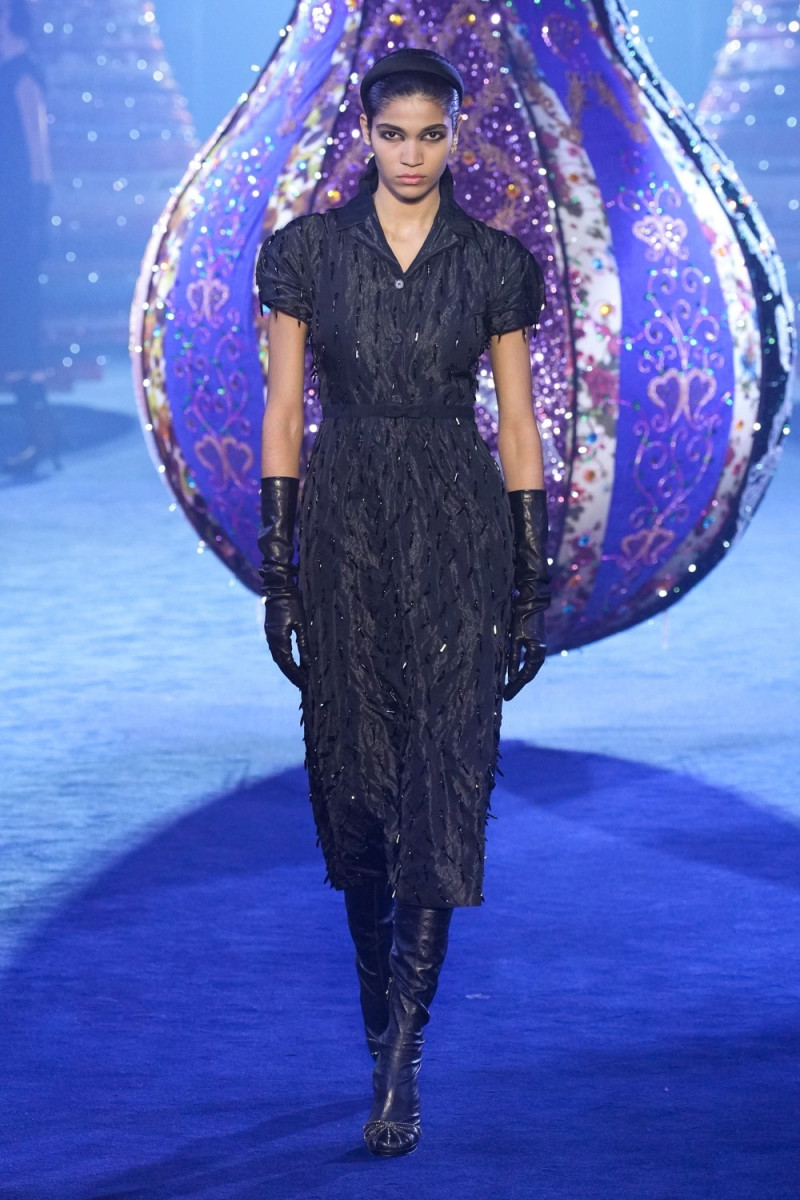 Raynara Negrine featured in  the Christian Dior Valkyrie Miss Dior fashion show for Autumn/Winter 2023