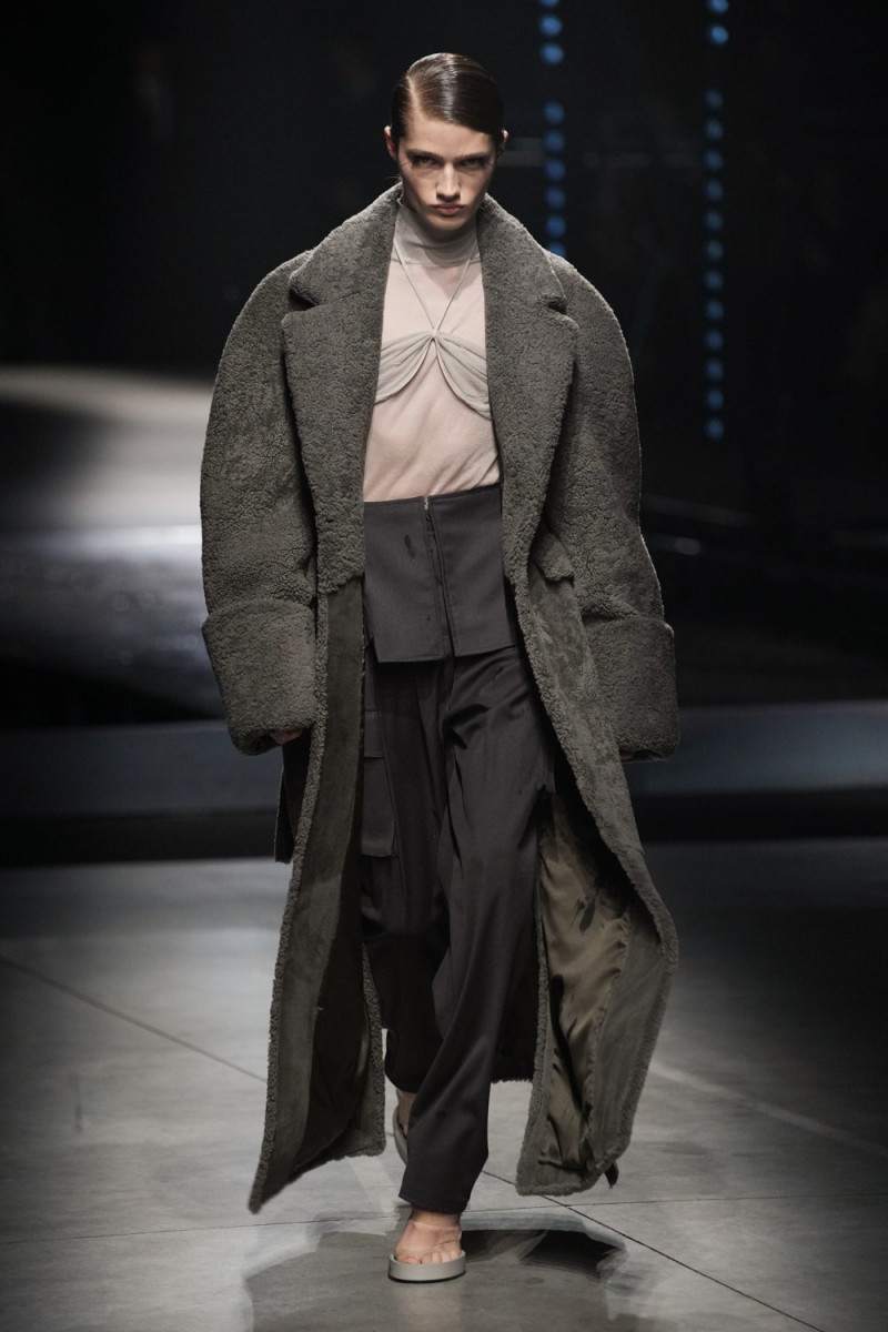 Yura Romaniuk featured in  the Andreadamo fashion show for Autumn/Winter 2023