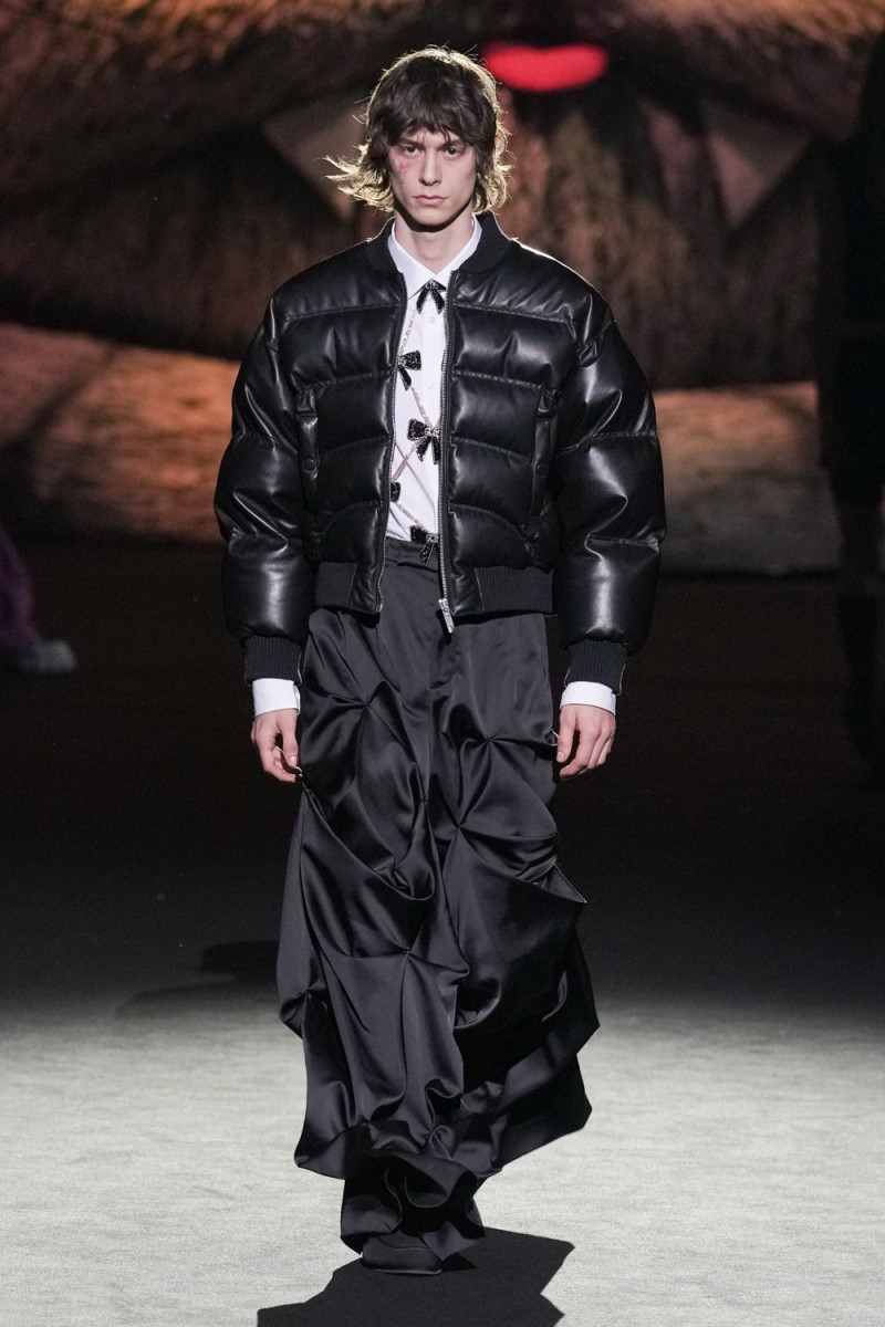 Eugenio Lambri featured in  the GCDS fashion show for Autumn/Winter 2023