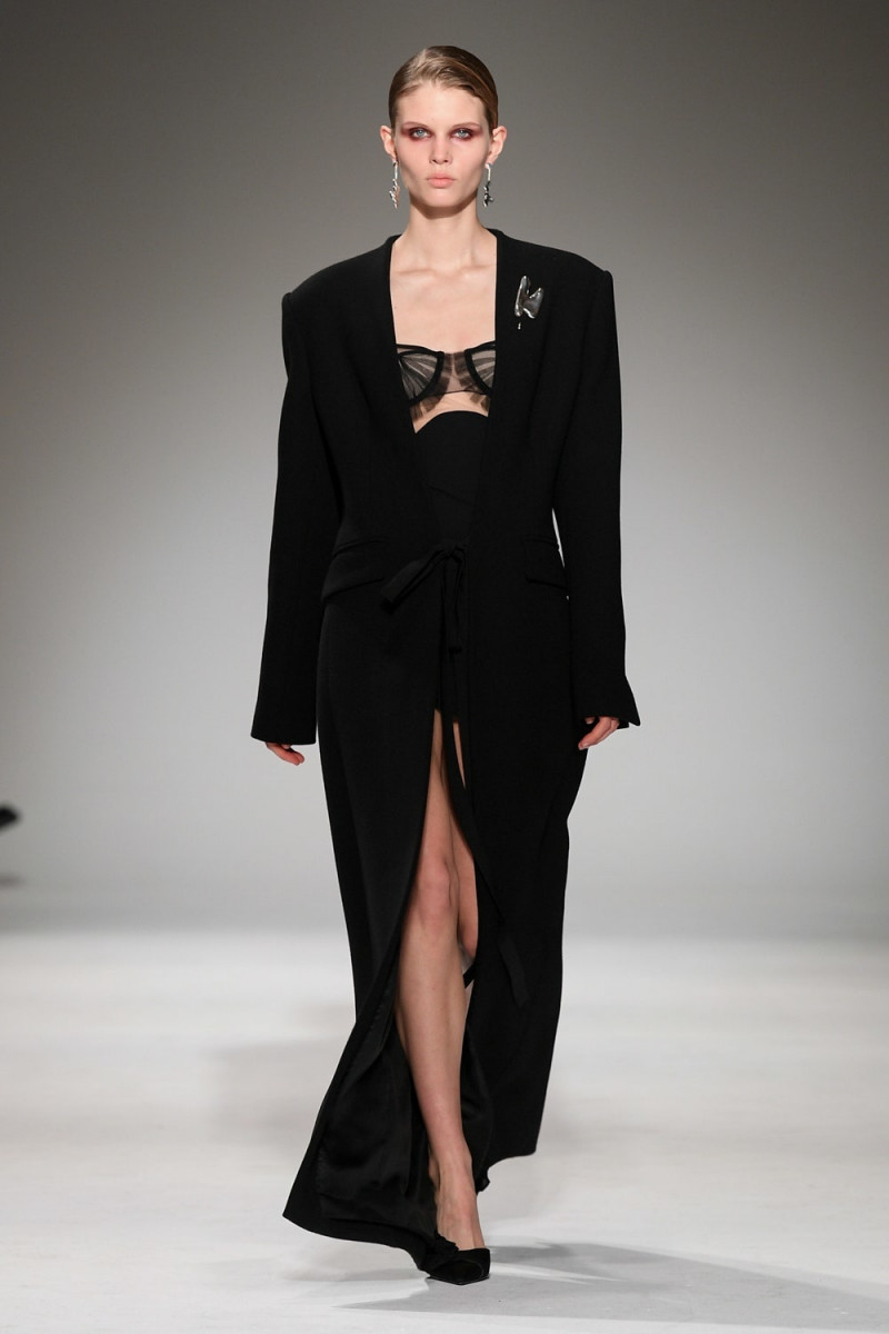 Ida Heiner featured in  the Nensi Dojaka fashion show for Autumn/Winter 2023