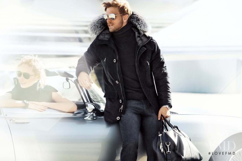 Benjamin Eidem featured in  the Michael Kors Collection advertisement for Autumn/Winter 2014