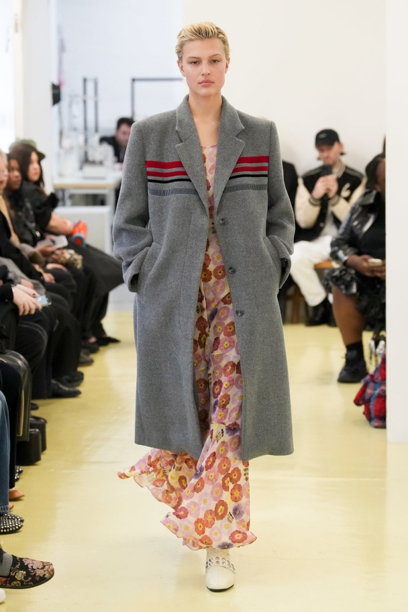 Celina Ralph featured in  the Molly Goddard fashion show for Autumn/Winter 2023