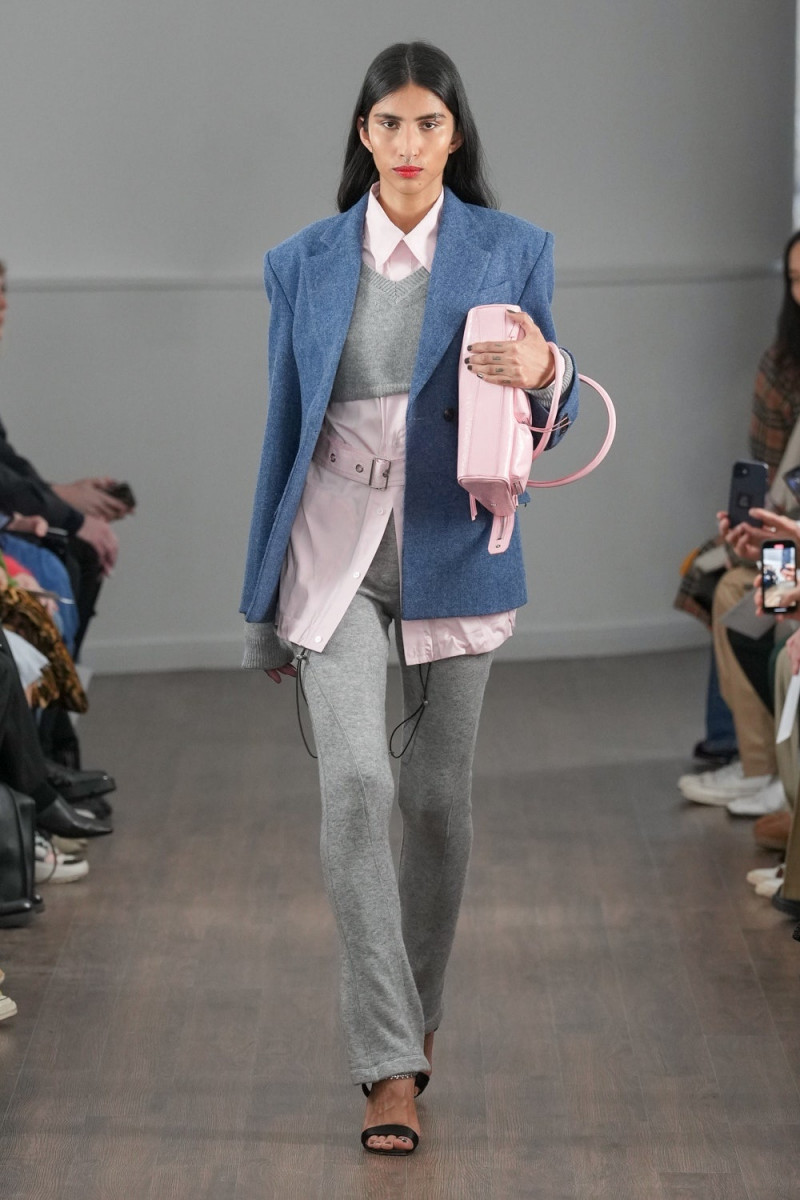 Valentine Alvarez featured in  the Eudon Choi fashion show for Autumn/Winter 2023