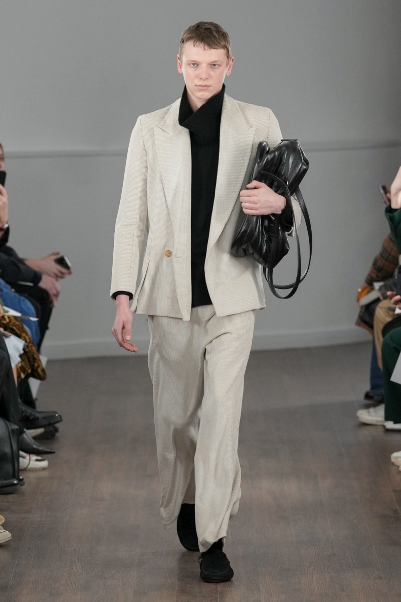 Igor Vojinovic featured in  the Eudon Choi fashion show for Autumn/Winter 2023