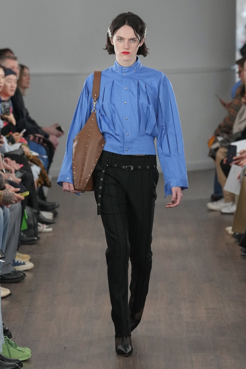 Jake Junkins featured in  the Eudon Choi fashion show for Autumn/Winter 2023