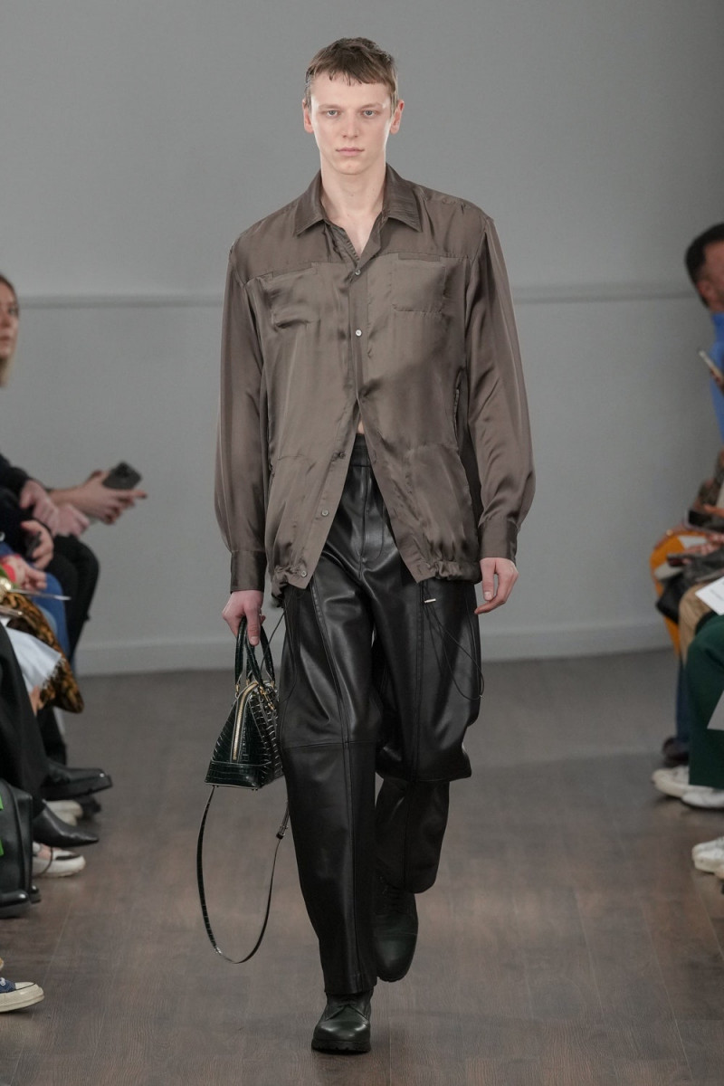 Igor Vojinovic featured in  the Eudon Choi fashion show for Autumn/Winter 2023