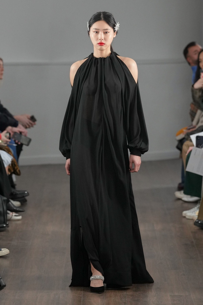 Yejin Sung featured in  the Eudon Choi fashion show for Autumn/Winter 2023