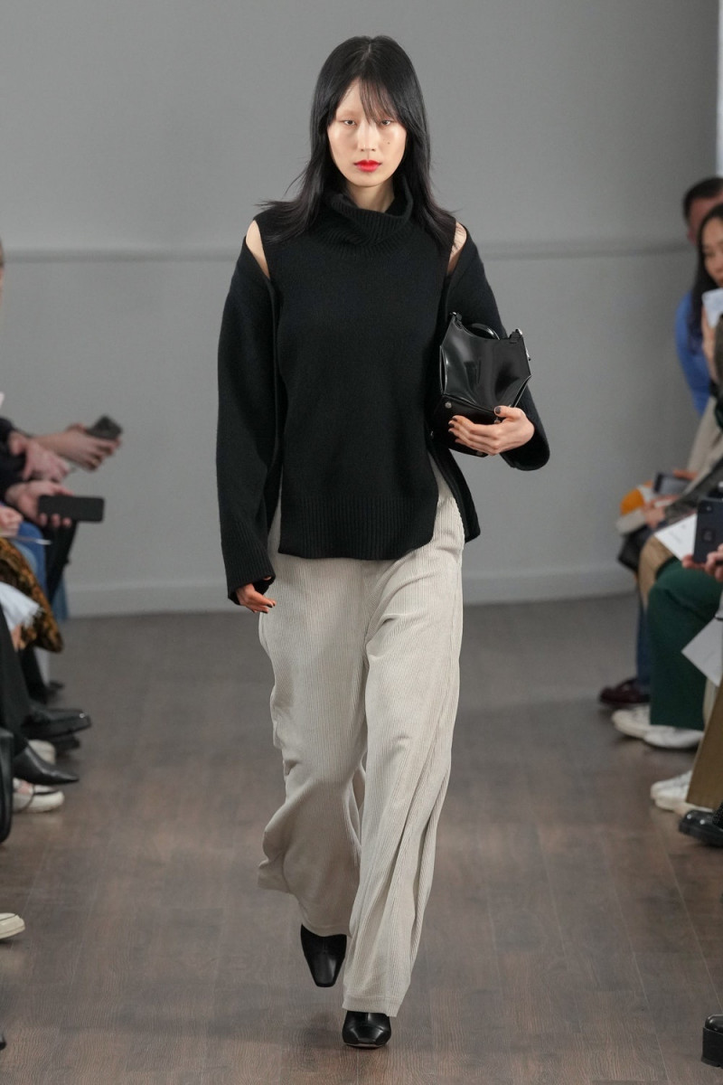 Dohyun Kim featured in  the Eudon Choi fashion show for Autumn/Winter 2023