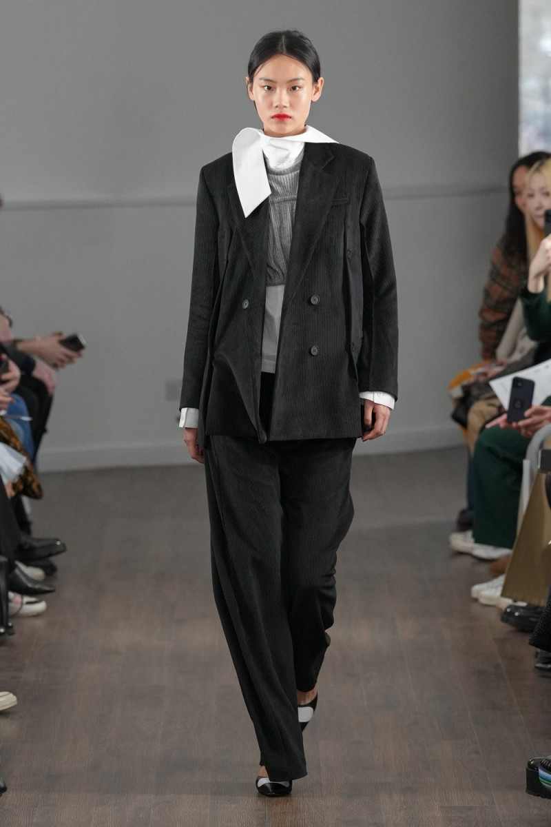 Beans ShiYi Wang featured in  the Eudon Choi fashion show for Autumn/Winter 2023