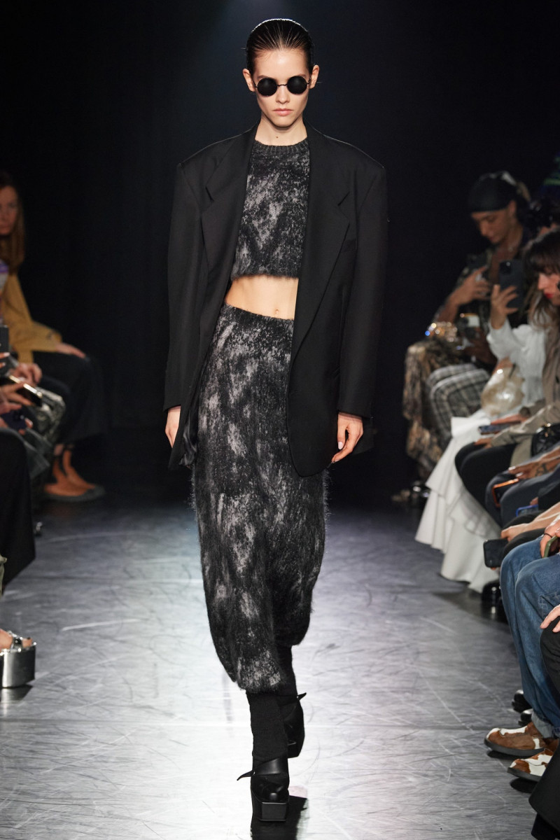 Lotte Kleihauer featured in  the Edward Crutchley fashion show for Autumn/Winter 2023