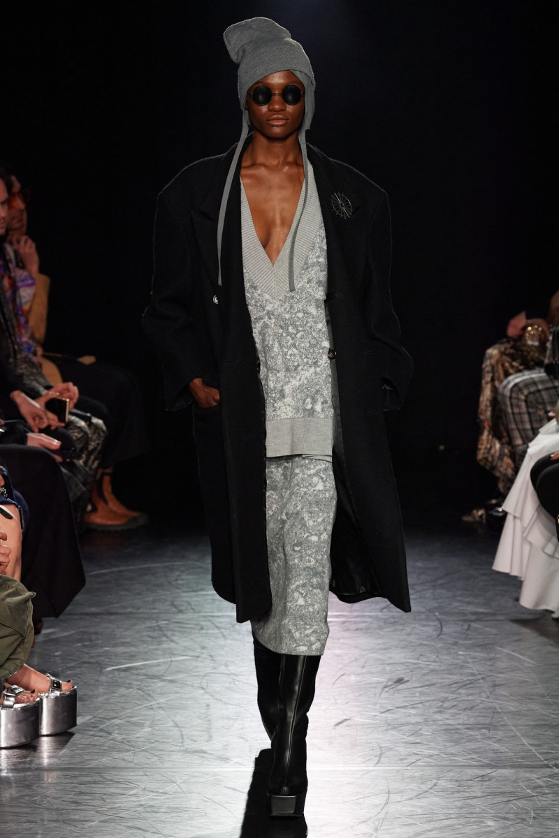 Sokhna Niane featured in  the Edward Crutchley fashion show for Autumn/Winter 2023