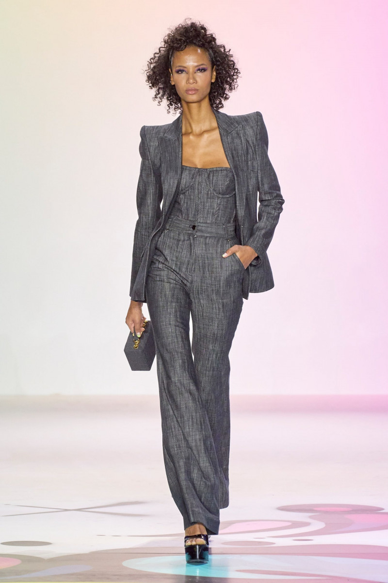 Ariela Soares featured in  the Sergio Hudson fashion show for Autumn/Winter 2023