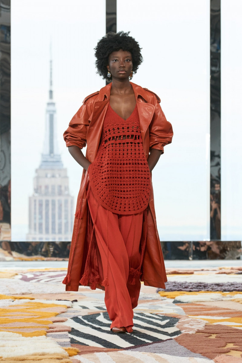 Assa Baradji featured in  the Ulla Johnson fashion show for Autumn/Winter 2023