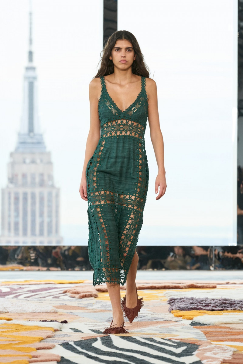 Sun Mizrahi featured in  the Ulla Johnson fashion show for Autumn/Winter 2023