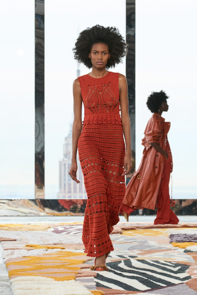 Eden Joi featured in  the Ulla Johnson fashion show for Autumn/Winter 2023