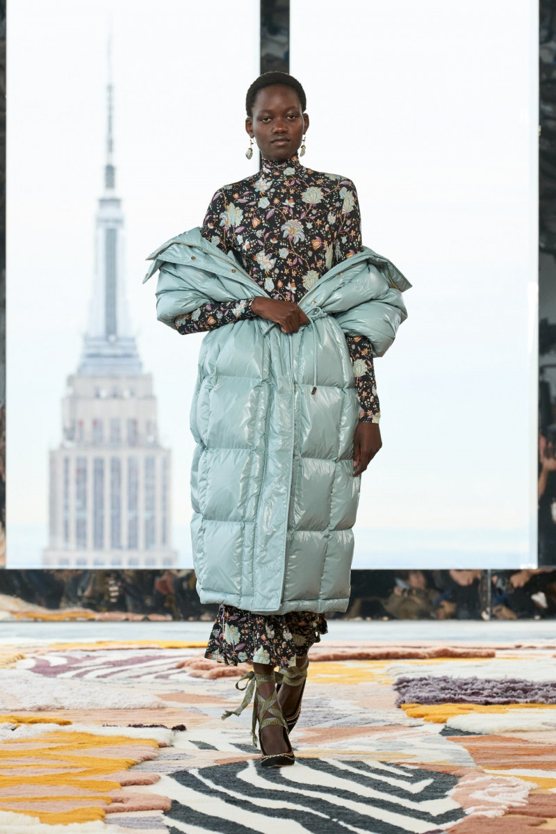 Caren Jepkemei featured in  the Ulla Johnson fashion show for Autumn/Winter 2023