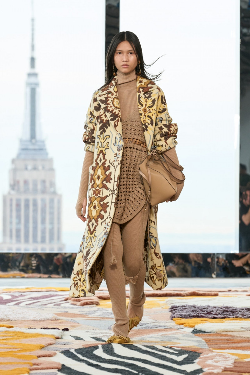 Jinrong Huang featured in  the Ulla Johnson fashion show for Autumn/Winter 2023