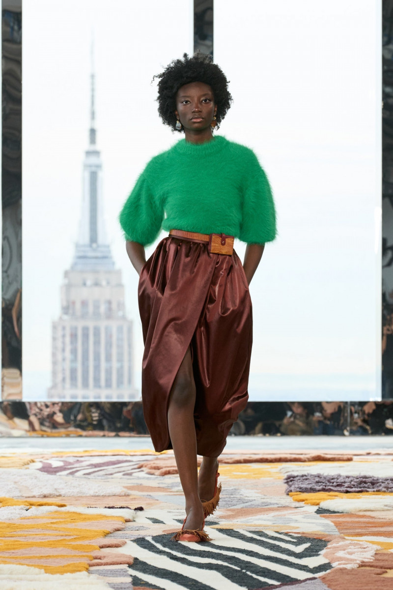 Assa Baradji featured in  the Ulla Johnson fashion show for Autumn/Winter 2023