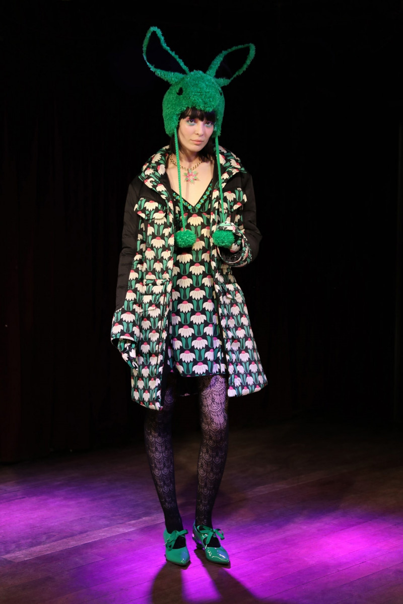 Cristina Piccone featured in  the Anna Sui fashion show for Autumn/Winter 2023