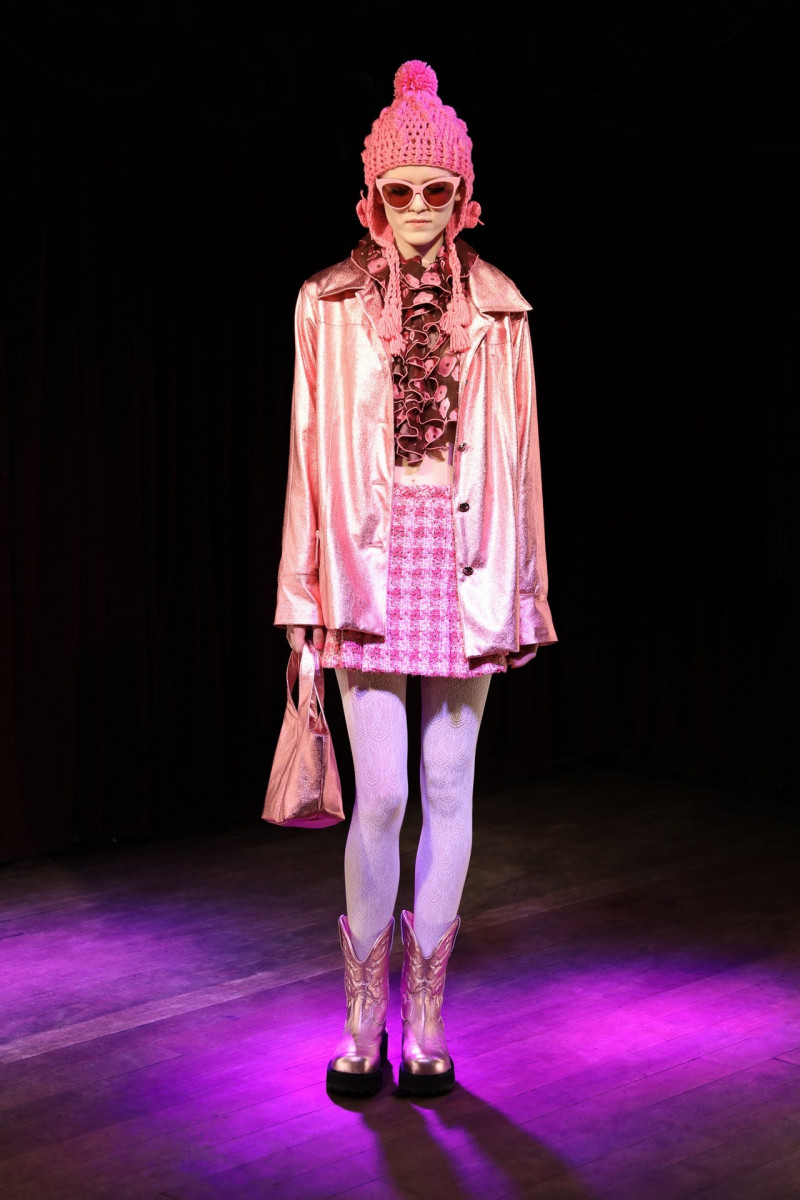 Marie Kippe featured in  the Anna Sui fashion show for Autumn/Winter 2023