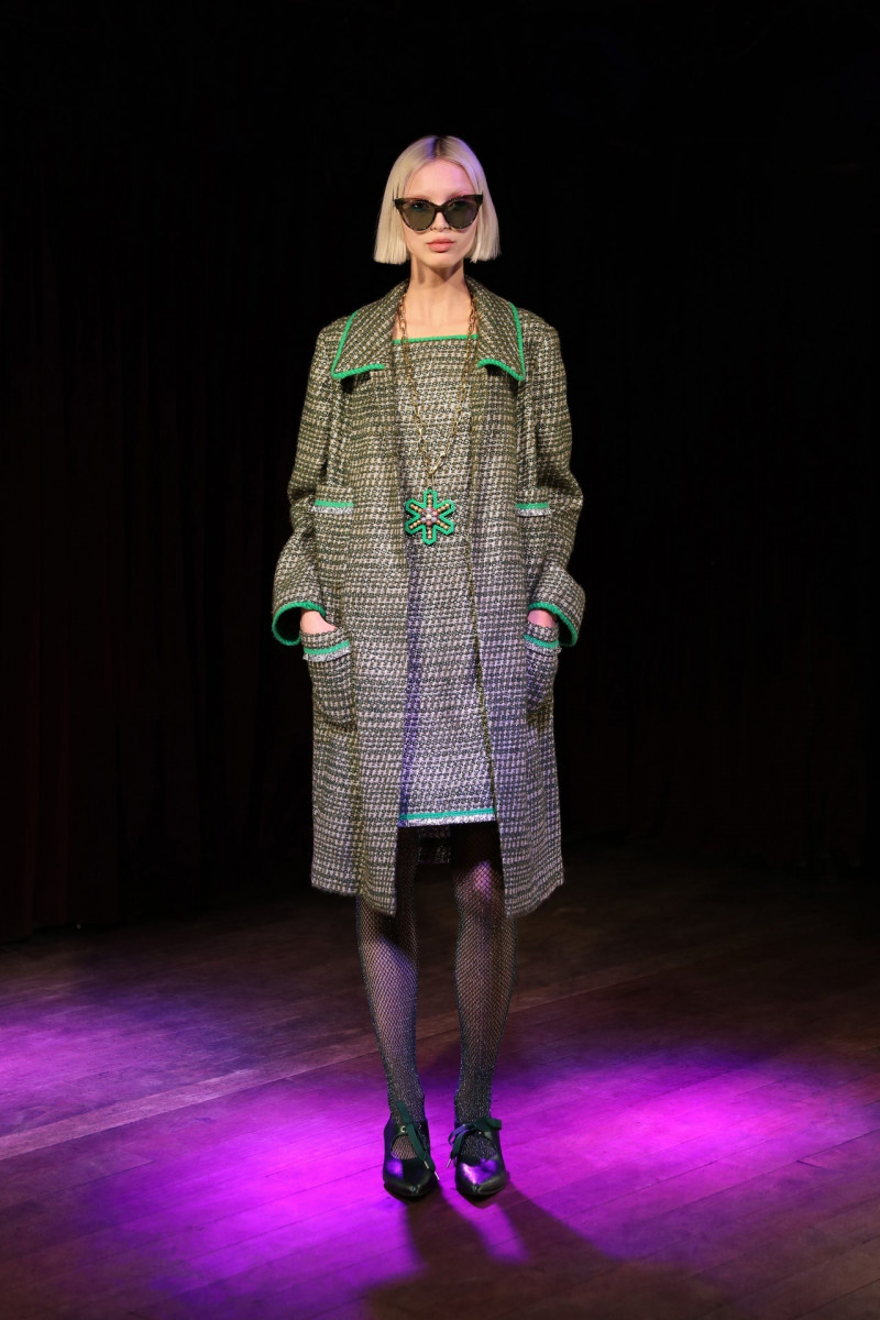 Lucy Lulu Baddeley Wood featured in  the Anna Sui fashion show for Autumn/Winter 2023