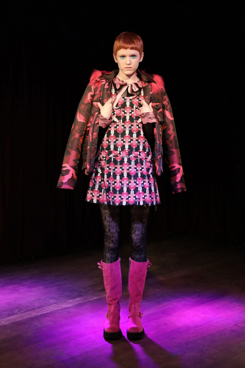 Marie Kippe featured in  the Anna Sui fashion show for Autumn/Winter 2023