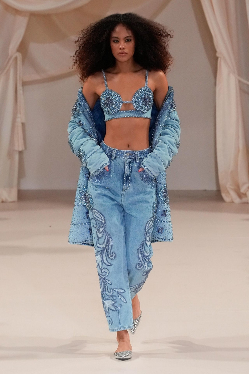 Elah Garcia featured in  the PatBo fashion show for Autumn/Winter 2023