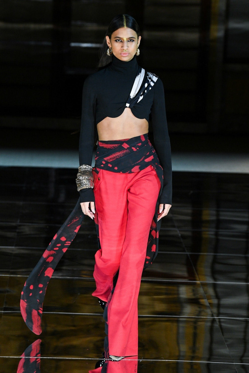 Stephanie Quezada featured in  the Prabal Gurung fashion show for Autumn/Winter 2023