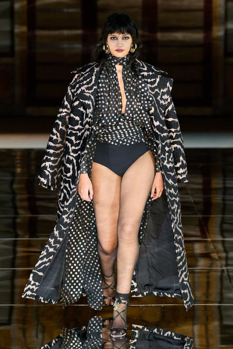 Anita Jane Pathammavong featured in  the Prabal Gurung fashion show for Autumn/Winter 2023