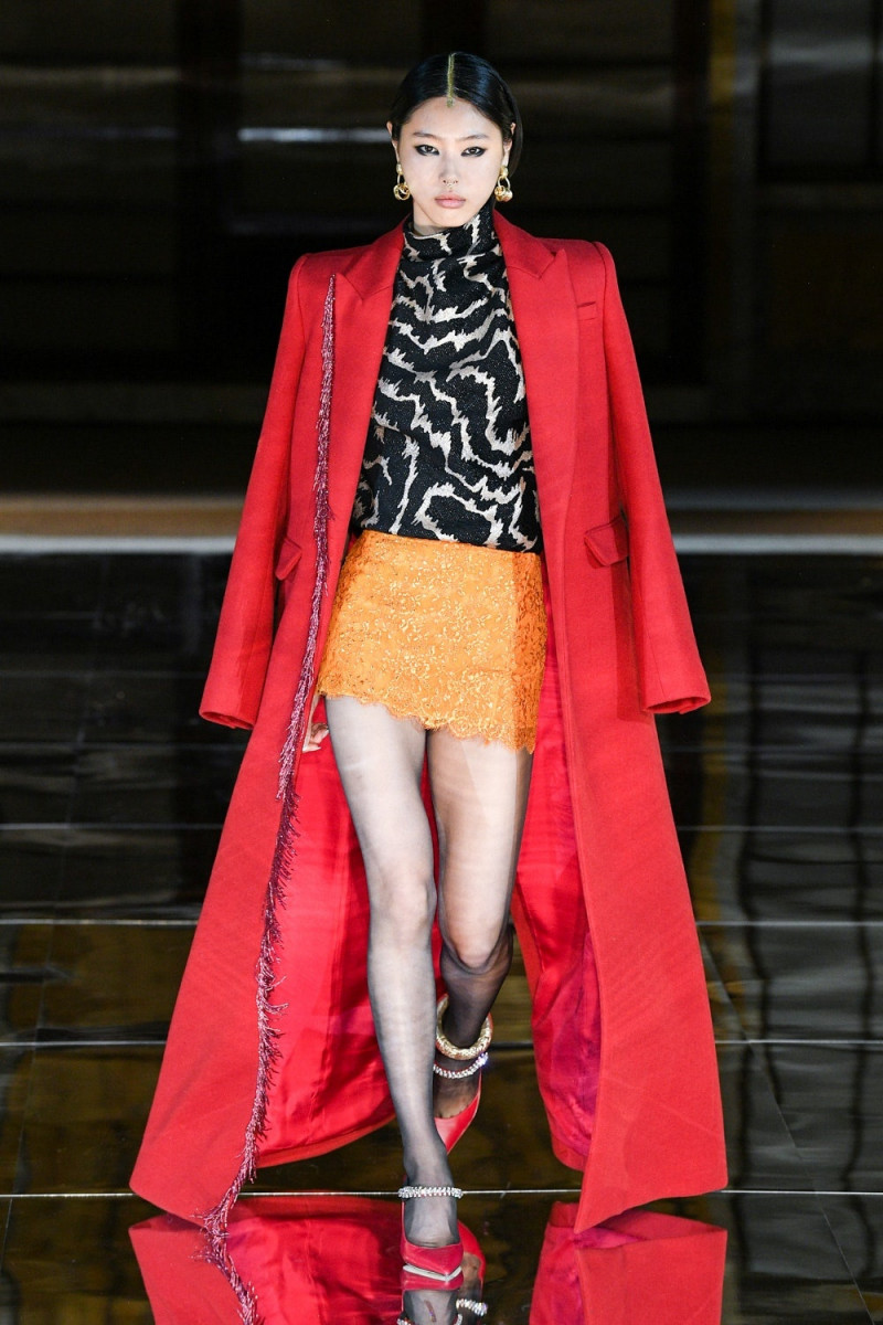 Yejin Sung featured in  the Prabal Gurung fashion show for Autumn/Winter 2023
