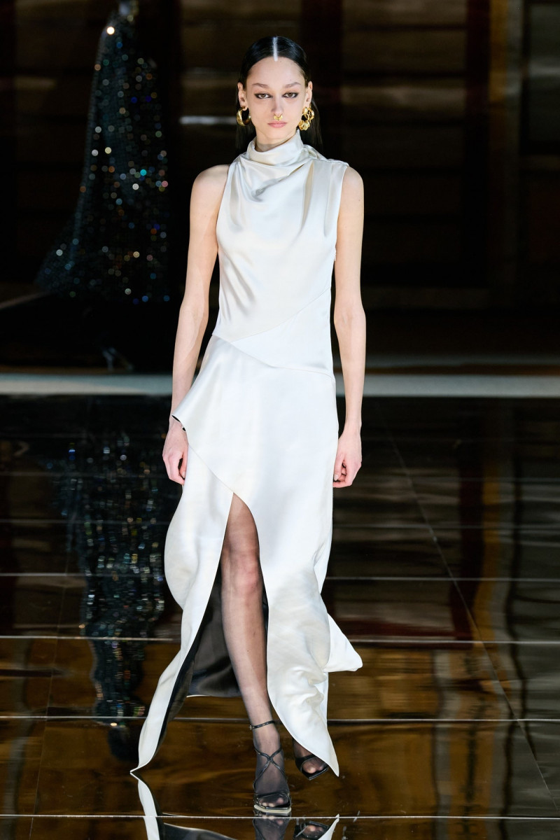 Ivana Trivic featured in  the Prabal Gurung fashion show for Autumn/Winter 2023