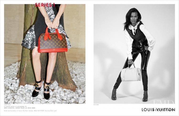 Liya Kebede featured in  the Louis Vuitton advertisement for Autumn/Winter 2014