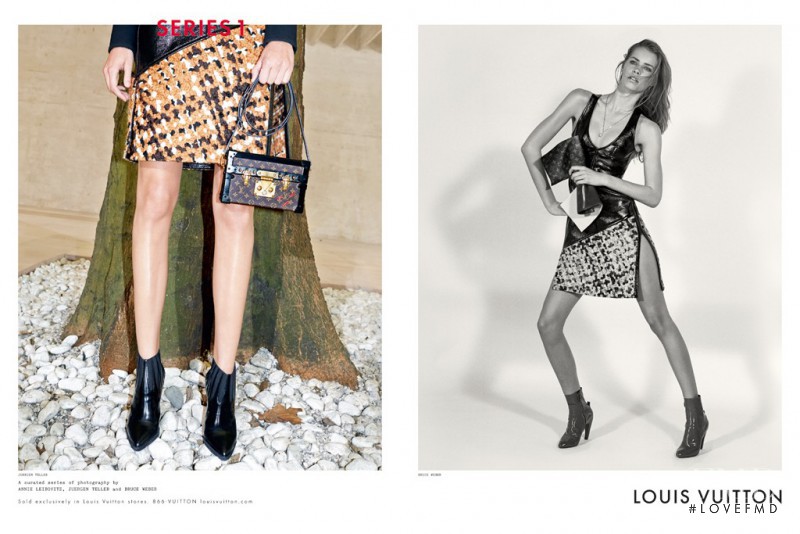 Kirstin Kragh Liljegren featured in  the Louis Vuitton advertisement for Autumn/Winter 2014