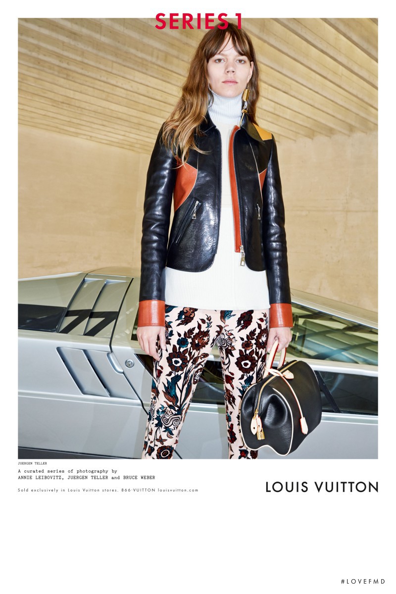 Freja Beha Erichsen featured in  the Louis Vuitton advertisement for Autumn/Winter 2014