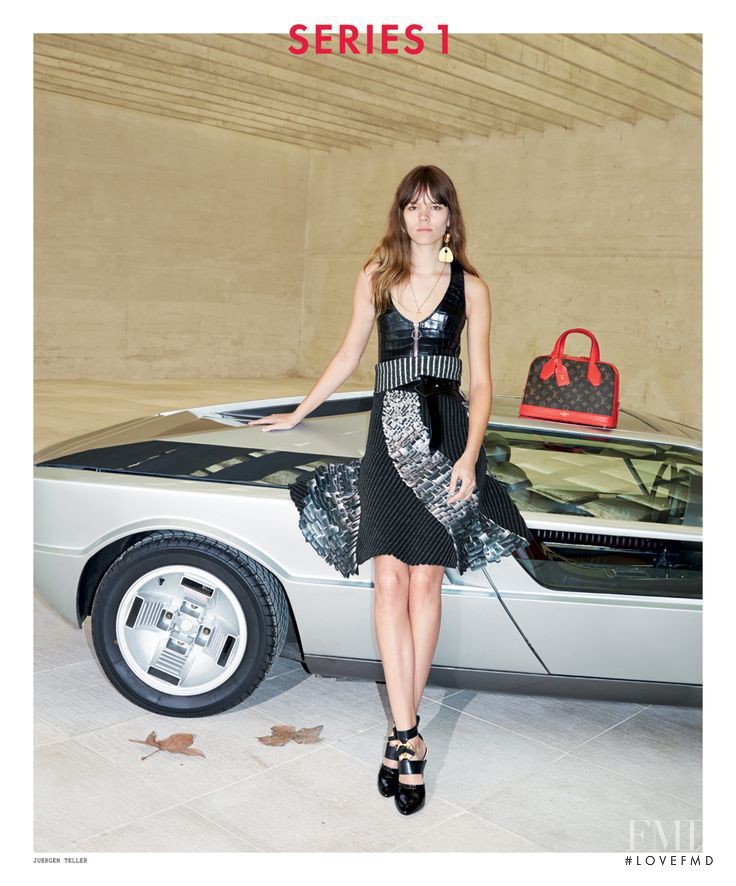 Freja Beha Erichsen featured in  the Louis Vuitton advertisement for Autumn/Winter 2014