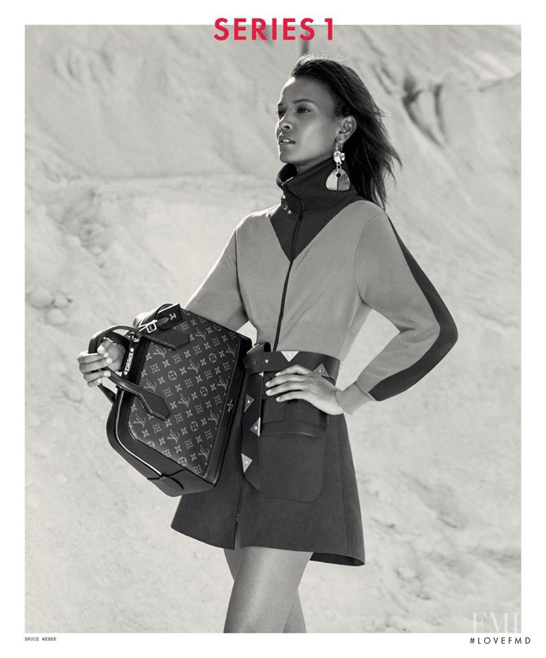 Liya Kebede featured in  the Louis Vuitton advertisement for Autumn/Winter 2014