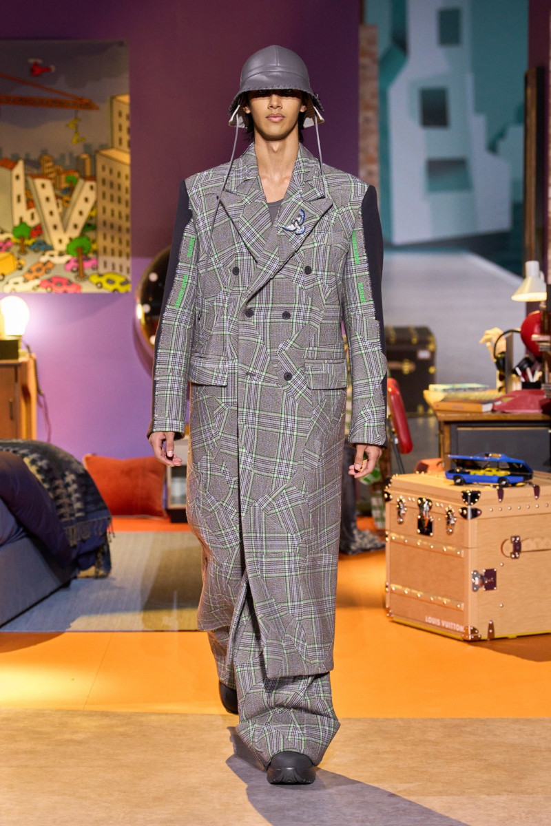 Rodrigo Ovando featured in  the Louis Vuitton fashion show for Autumn/Winter 2023